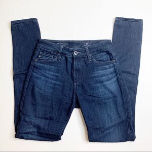 Adriano Goldschmied The Farrah High Rise Skinny Jeans Dark Wash Denim Size 24